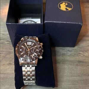 Stauer Men’s Wrist Watch New in Box! New Battery!